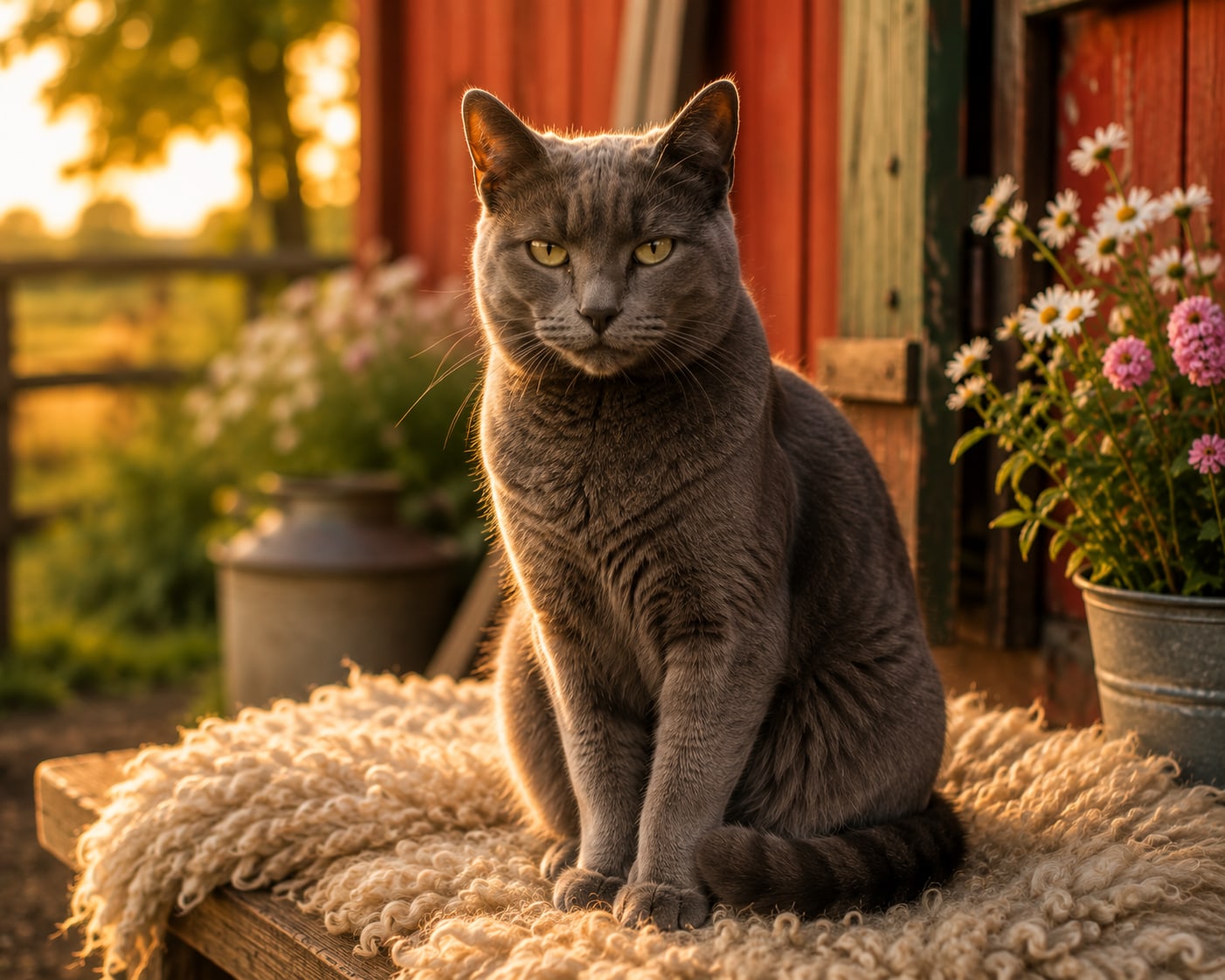 Bamse, den grå gårdkat